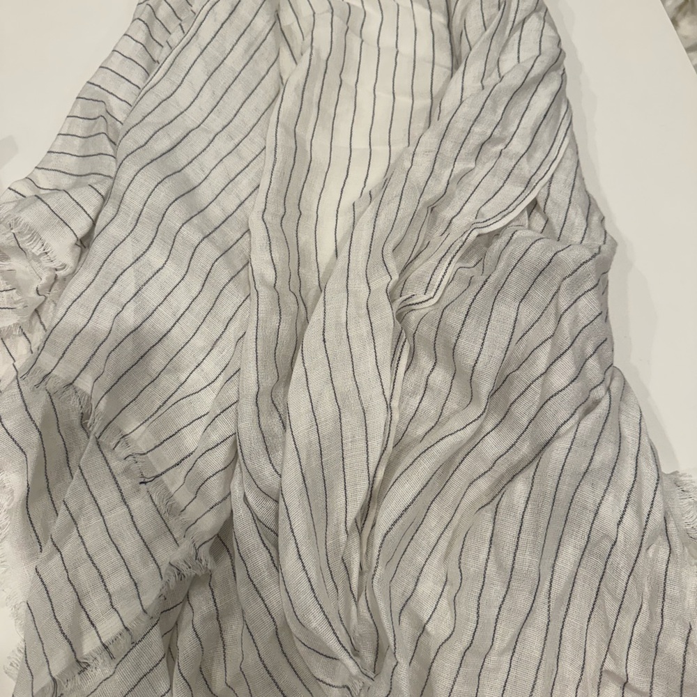 Rag and Bone pinstripe poncho